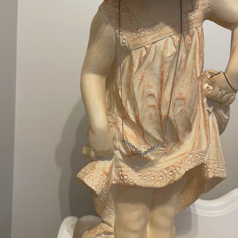 Diamond necklace 14kt